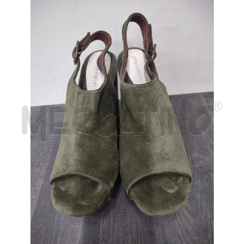 ZEPPA JEFFREY CAMPBELL PELLE VERDONE SCAMOSCIATA | Mercatino dell'Usato Settimo torinese 2