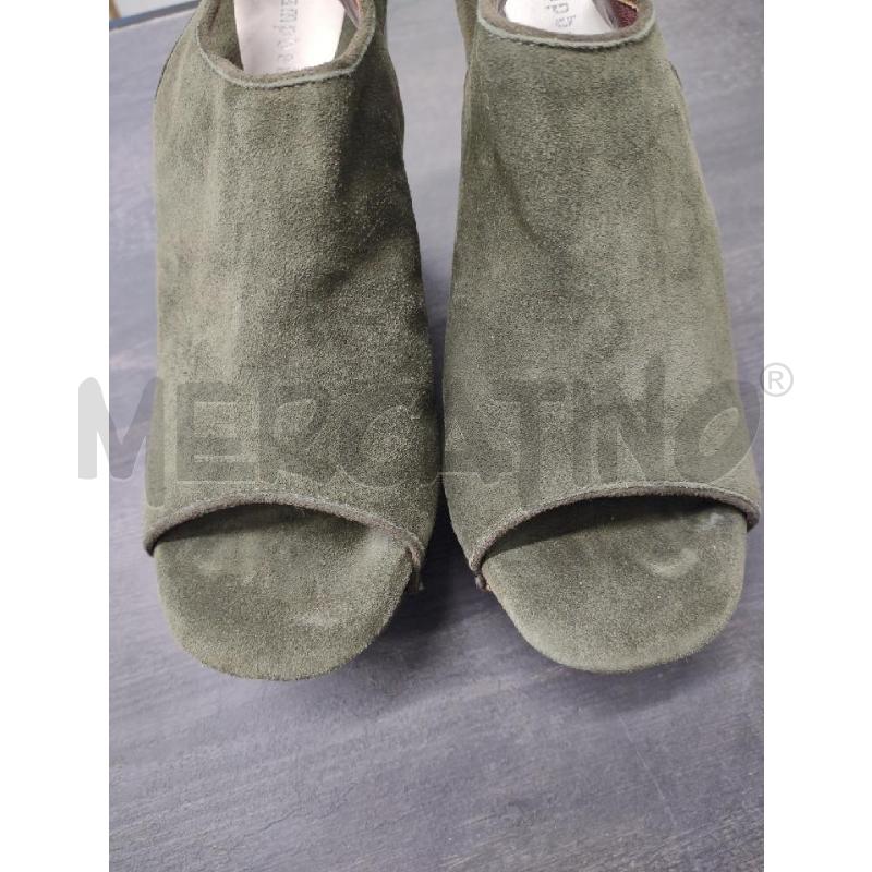 ZEPPA JEFFREY CAMPBELL PELLE VERDONE SCAMOSCIATA | Mercatino dell'Usato Settimo torinese 4