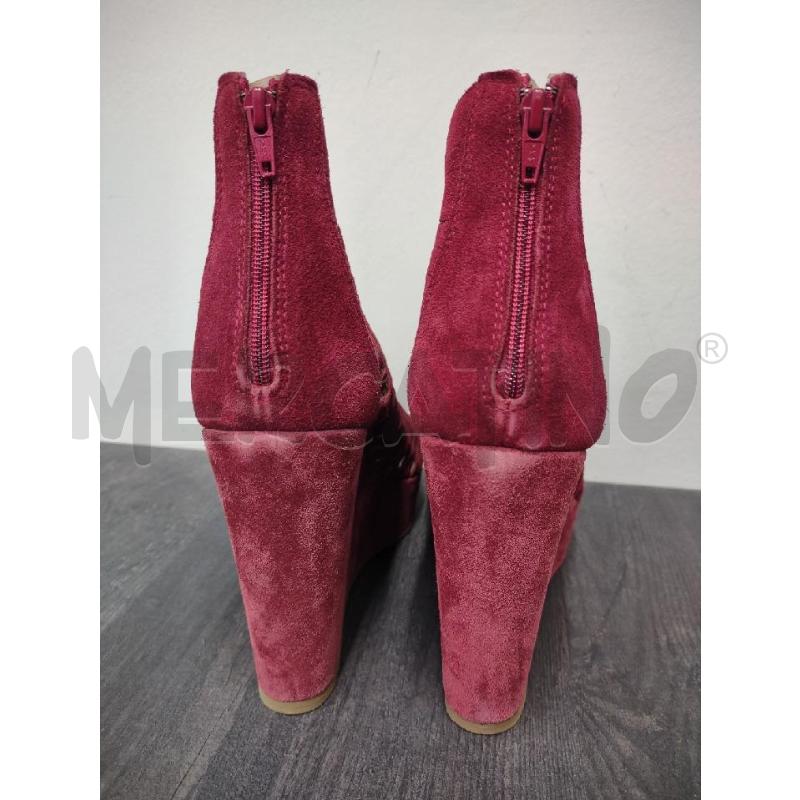 ZEPPA JFK PELLE ROSSA SCAMOSCIATA INTAGLIATA | Mercatino dell'Usato Settimo torinese 4