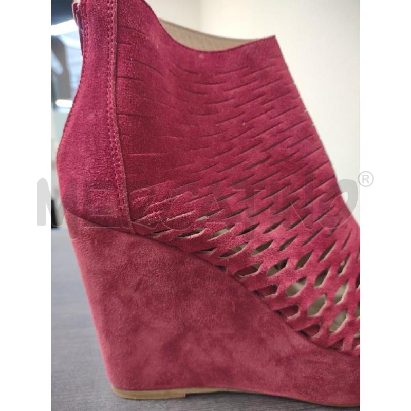 ZEPPA JFK PELLE ROSSA SCAMOSCIATA INTAGLIATA | Mercatino dell'Usato Settimo torinese 5