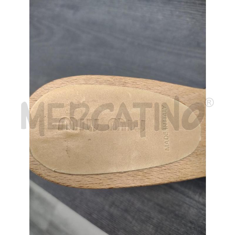 ZOCCOLI MIU MIU FASCIA TESSUTO ROSSO POIS | Mercatino dell'Usato Settimo torinese 3