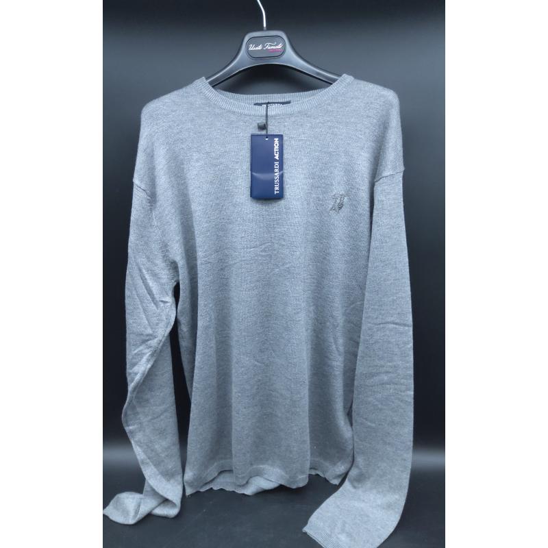 MAGLIA UOMO TRUSSARDI ACTION GRIGIO | Mercatino dell'Usato San maurizio  canavese