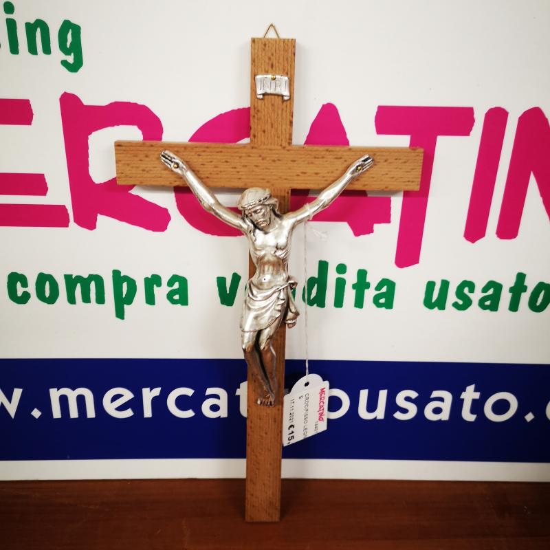 CROCIFISSO LEGNO JESUS  | Mercatino dell'Usato Torino via lanzo 1