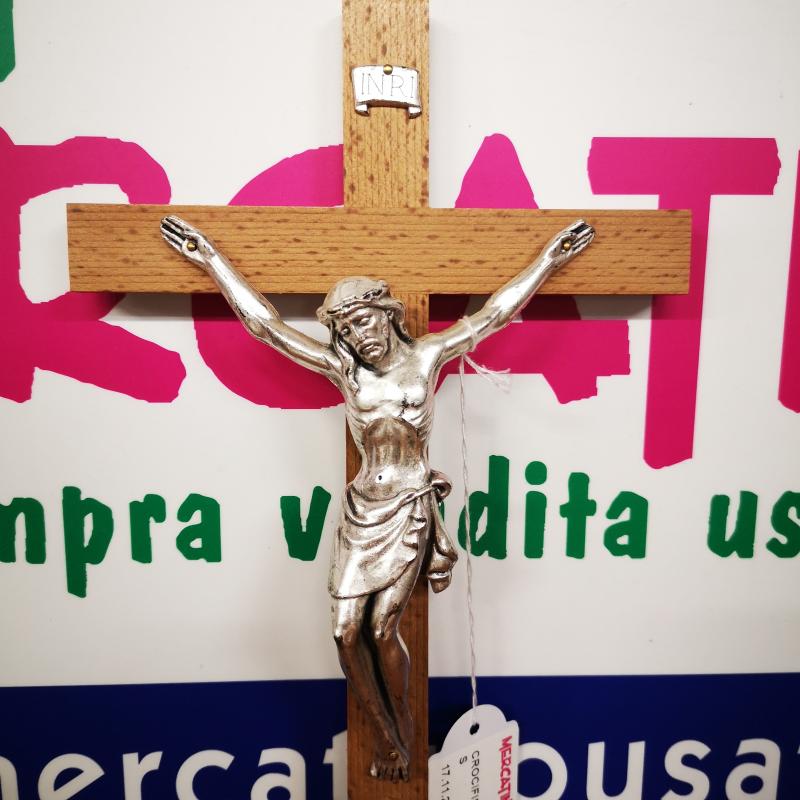 CROCIFISSO LEGNO JESUS  | Mercatino dell'Usato Torino via lanzo 2