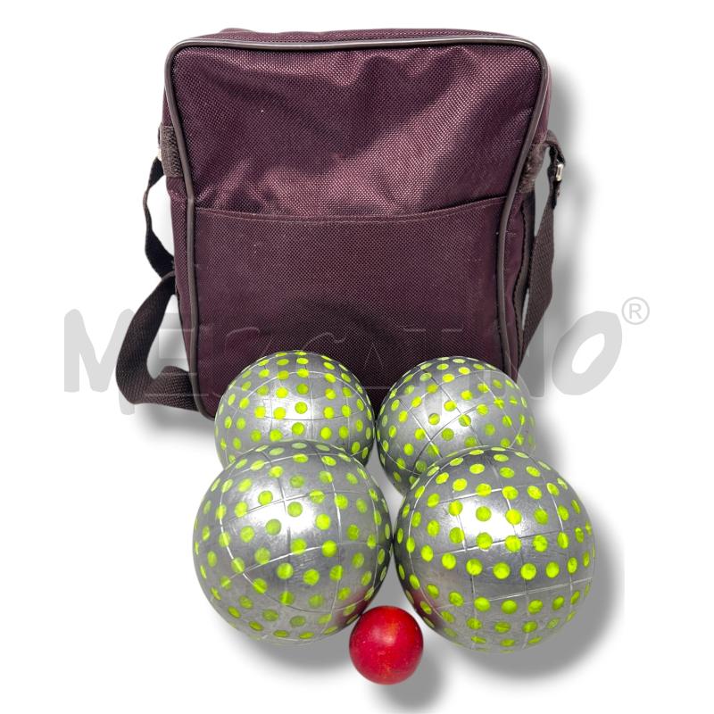 4 BOCCE+BOCCINO PALLINI VERDI | Mercatino dell'Usato Rivoli 1