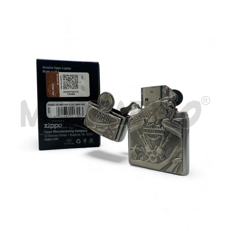 ACCENDINO ZIPPO 29266 HD MOTOR FLAG EMBLEM | Mercatino dell'Usato Rivoli 2