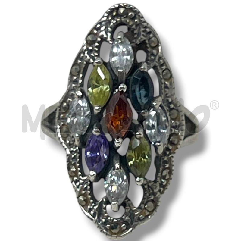 ANELLO DONNA ARG 925 PIETRE PREZIOSE  | Mercatino dell'Usato Rivoli 1