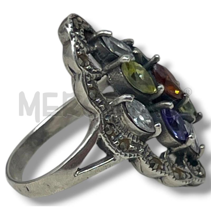 ANELLO DONNA ARG 925 PIETRE PREZIOSE  | Mercatino dell'Usato Rivoli 2