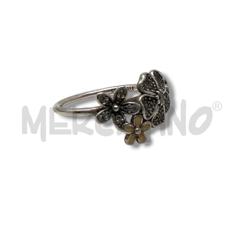 ANELLO DONNA PANDORA ARG925 SHIMMERING BOUQUET  | Mercatino dell'Usato Rivoli 1