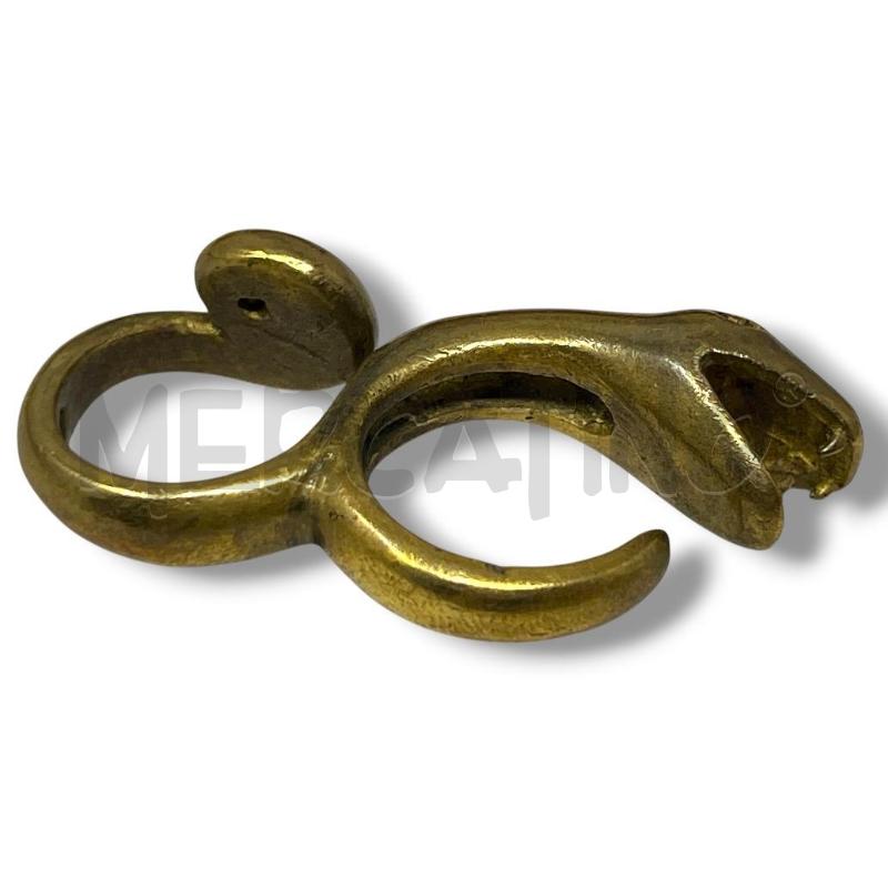 ANELLO DONNA SERPENTE OTTONATO 8/12 | Mercatino dell'Usato Rivoli 1