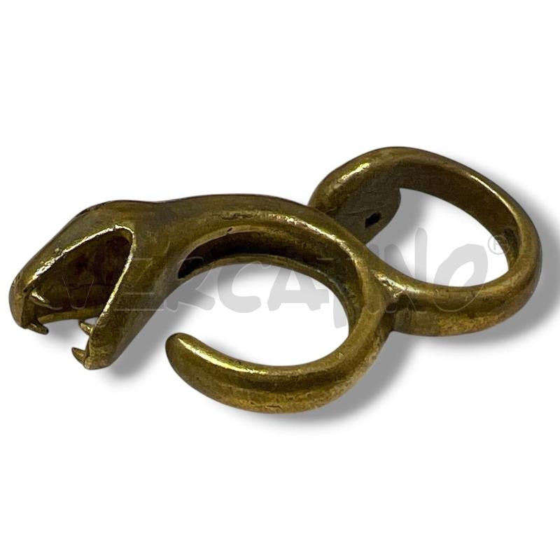 ANELLO DONNA SERPENTE OTTONATO 8/12 | Mercatino dell'Usato Rivoli 2