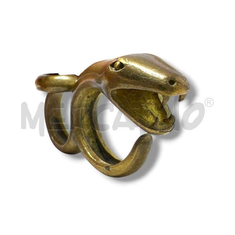 ANELLO DONNA SERPENTE OTTONATO 8/12 | Mercatino dell'Usato Rivoli 3