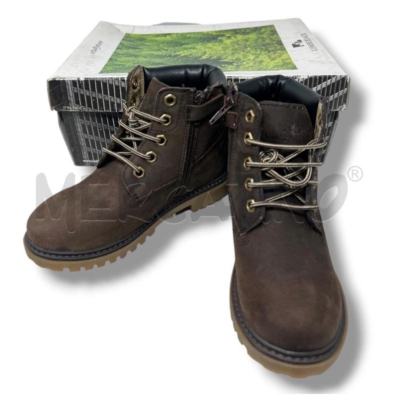 ANFIBI BIMBO LUMBERJACK MARRONI SCAMOSCIATI | Mercatino dell'Usato Rivoli 1
