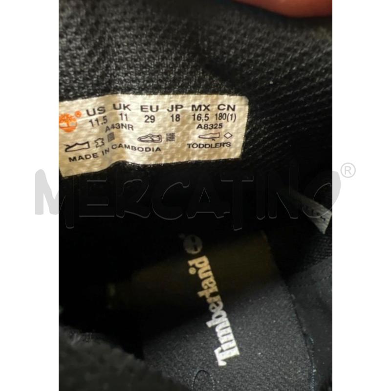 ANFIBI BIMBO TIMBERLAND NERE SCAMOSCIATE  | Mercatino dell'Usato Rivoli 5