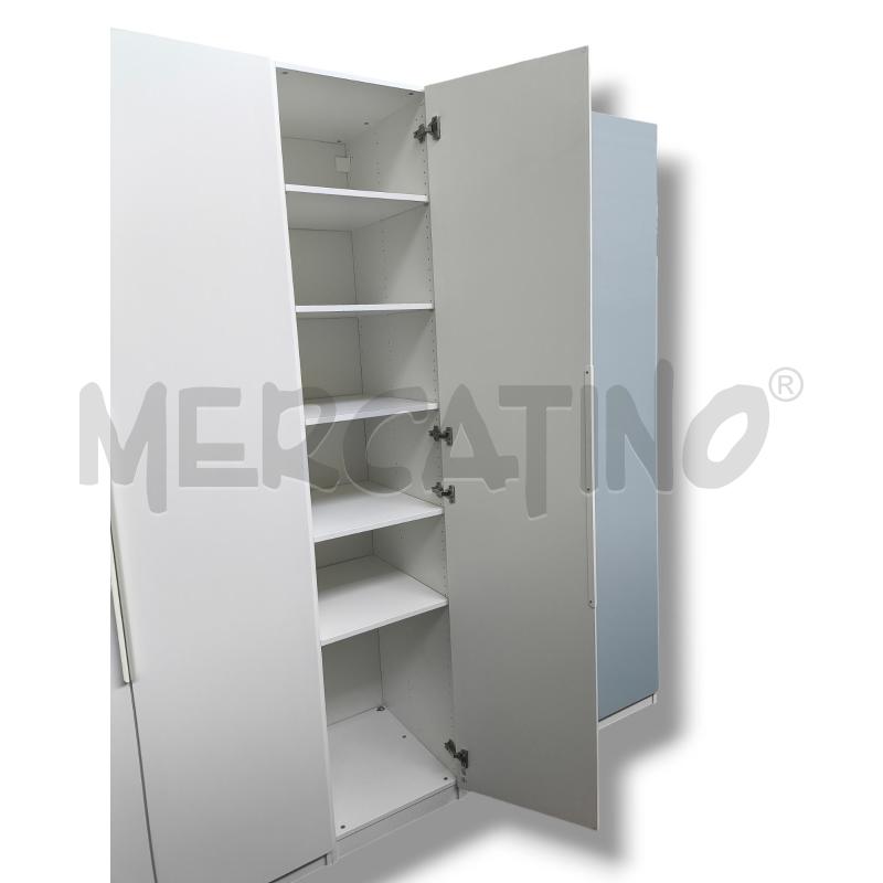 ARMADIO 7 ANTE 350X235X60 BIANCO AZZURRINO IKEA  | Mercatino dell'Usato Rivoli 3