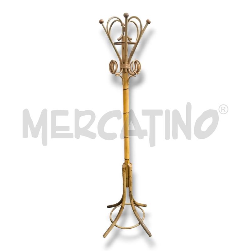 ATTACCA PANNI PIANTANA BAMBOO 8 POSTI H 180 CM | Mercatino dell'Usato Rivoli 1