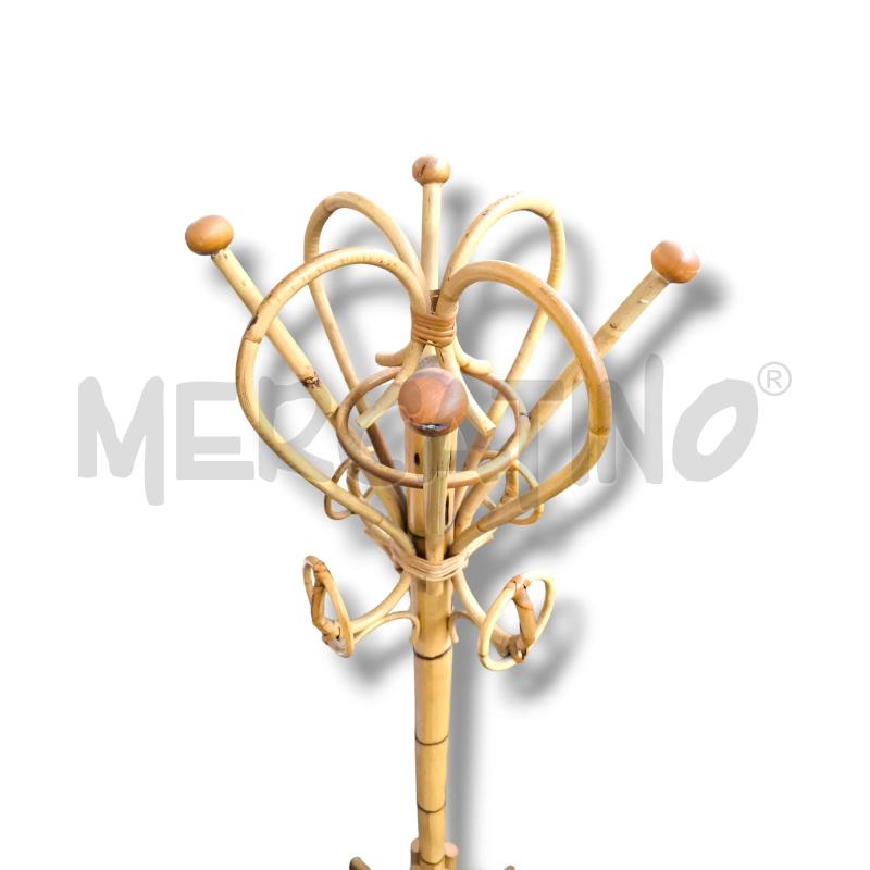 ATTACCA PANNI PIANTANA BAMBOO 8 POSTI H 180 CM | Mercatino dell'Usato Rivoli 2