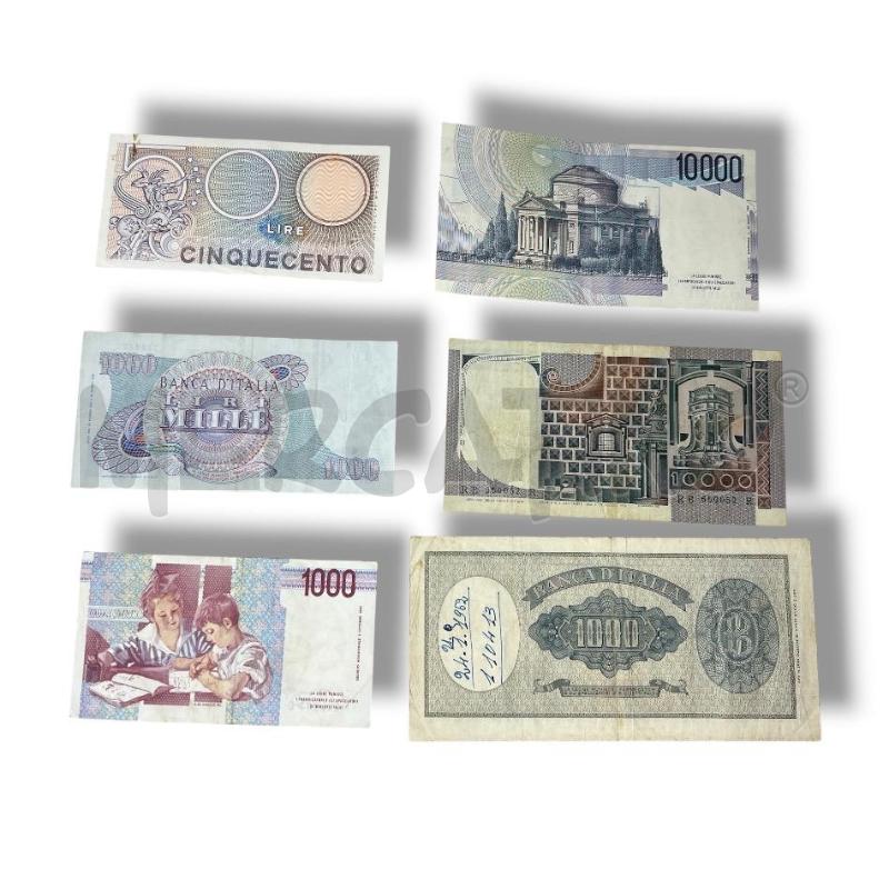 BANCONOTE LOTTO LIRE 6 PZ  | Mercatino dell'Usato Rivoli 2