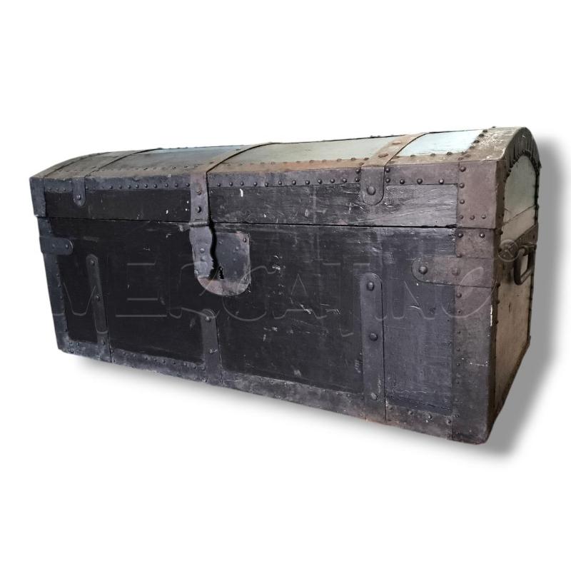 BAULE IN LEGNO ANTICO PRIMI 900 98 X 47 X 40H | Mercatino dell'Usato Rivoli 2
