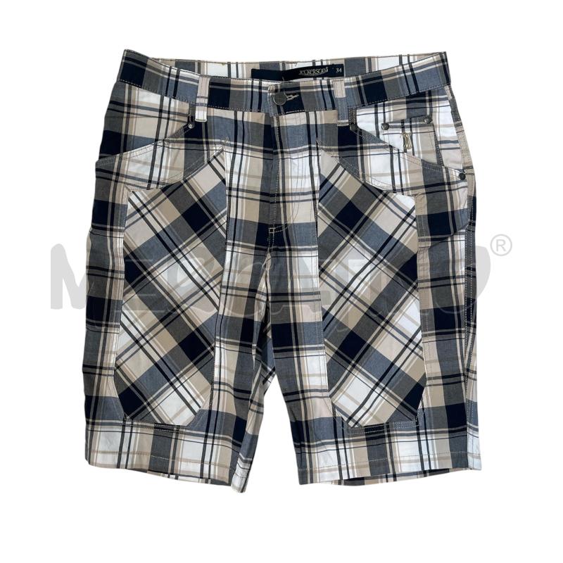 BERMUDA UOMO JECKERSON QUADRI BEIGE BLU | Mercatino dell'Usato Rivoli 1