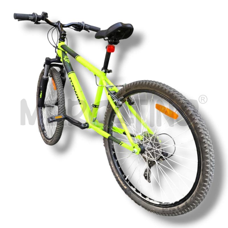 BICICLETTA ROCKRIDER 500 GIALLO LIME DIAM 24 | Mercatino dell'Usato Rivoli 2