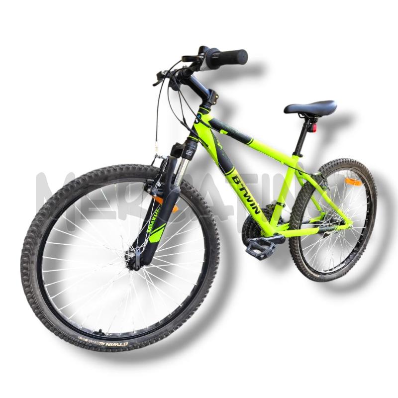 BICICLETTA ROCKRIDER 500 GIALLO LIME DIAM 24 | Mercatino dell'Usato Rivoli 3