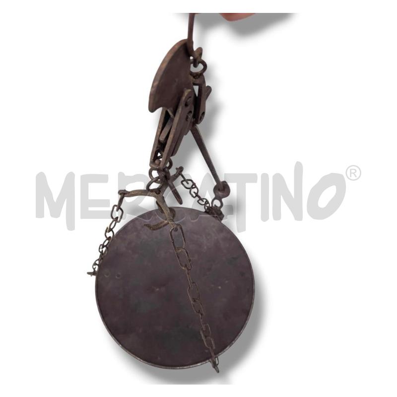 BILANCIA ANTICA STADERA CON PIATTO PORTATA MAX 10 KG | Mercatino dell'Usato Rivoli 2