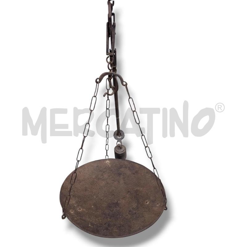 BILANCIA ANTICA STADERA CON PIATTO PORTATA MAX 16 KG | Mercatino dell'Usato Rivoli 2