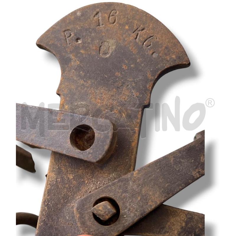BILANCIA ANTICA STADERA CON PIATTO PORTATA MAX 16 KG | Mercatino dell'Usato Rivoli 4