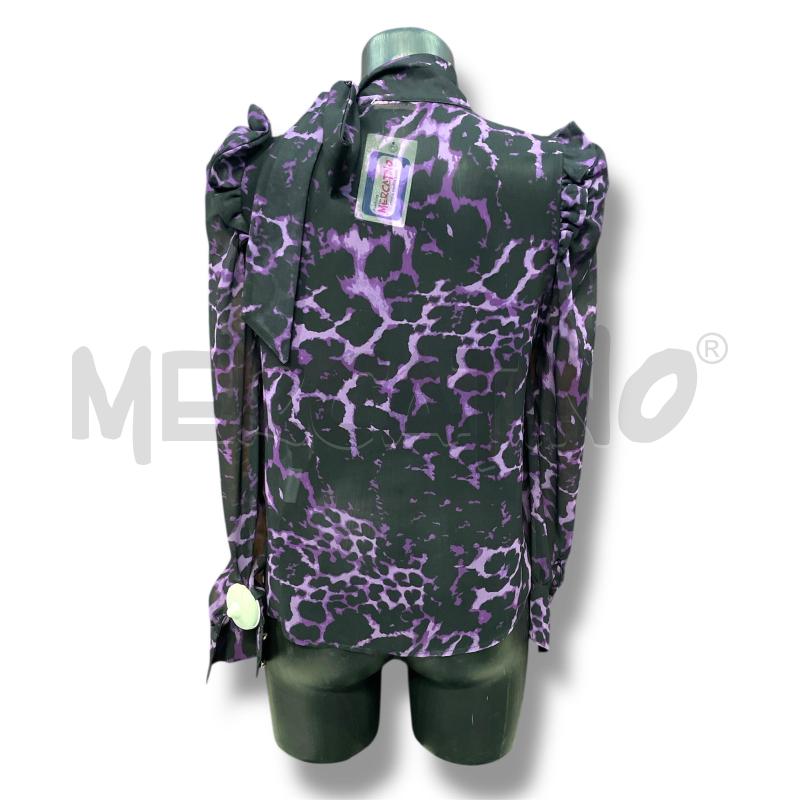 BLUSA DONNA ALMAGORES ANIMALIER VIOLA | Mercatino dell'Usato Rivoli 2