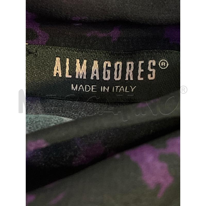 BLUSA DONNA ALMAGORES ANIMALIER VIOLA | Mercatino dell'Usato Rivoli 3