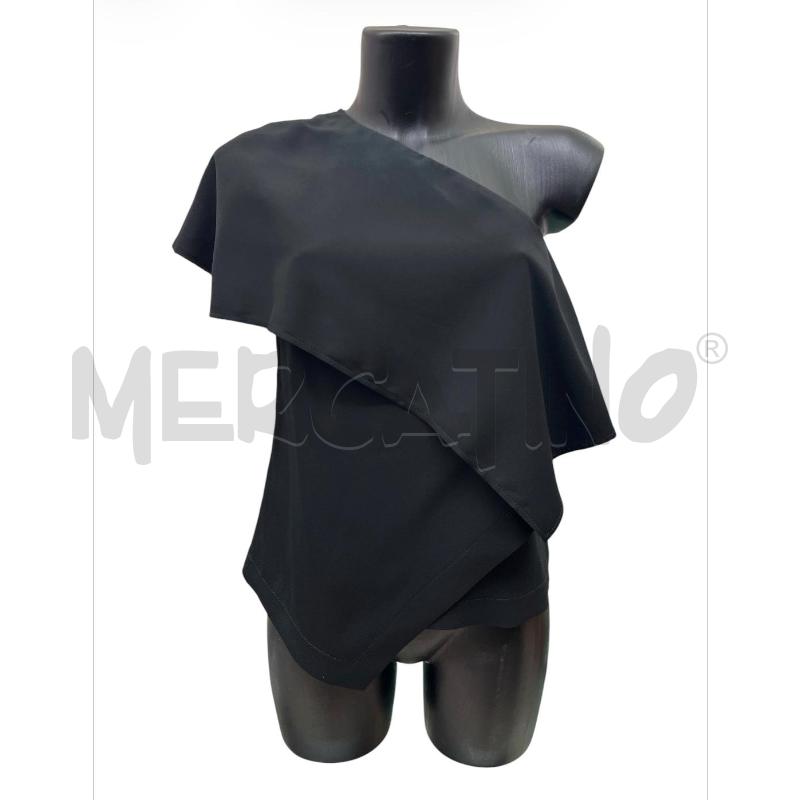 BLUSA DONNA CARLA G MONOSPALLA NERO  | Mercatino dell'Usato Rivoli 1