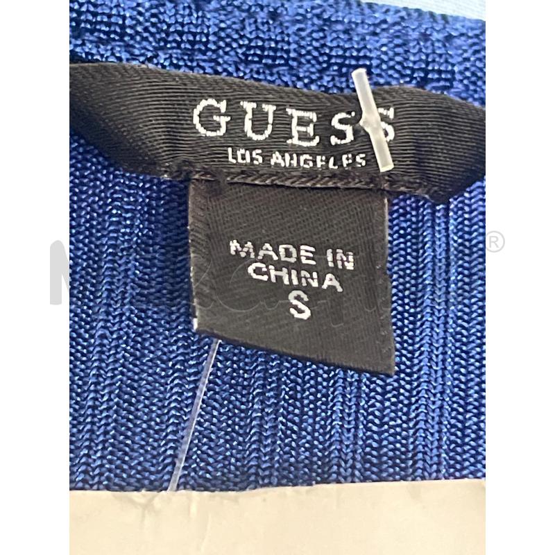 BODY DONNA GUESS BLU ELETTRICO COSTINE  | Mercatino dell'Usato Rivoli 3