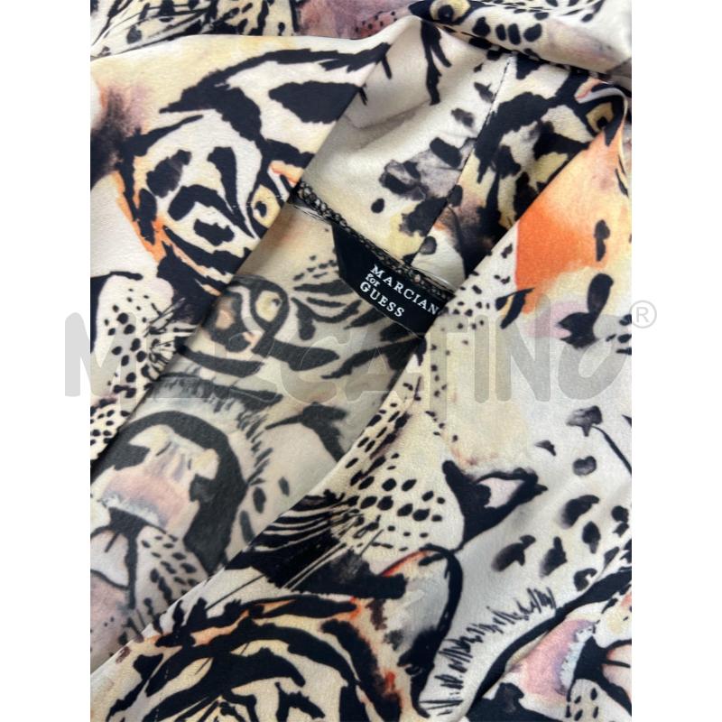 BODY DONNA MARCIANO X GUESS BEIGE ANIMALIER TIGRI | Mercatino dell'Usato Rivoli 5