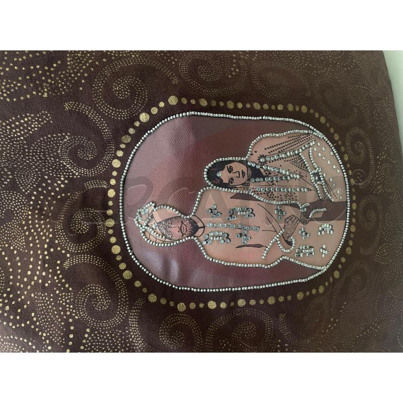 BORSA DONNA AYFEE MARRONE ETNICA  | Mercatino dell'Usato Rivoli 4