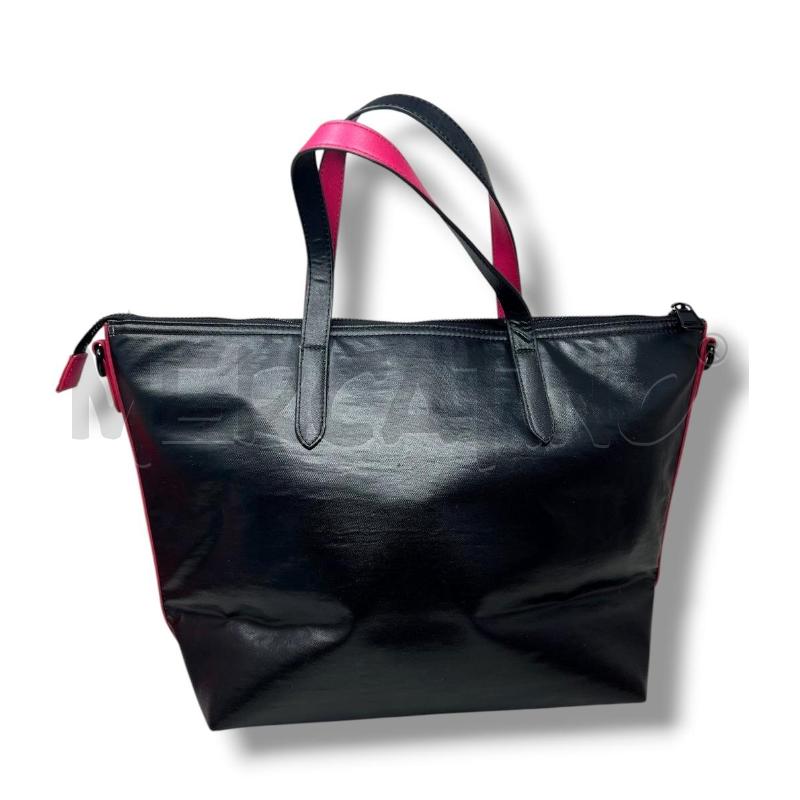 BORSA DONNA BIKKEMBERGS NERA DETTAGLI FUCSIA SIMILPELLE | Mercatino dell'Usato Rivoli 2