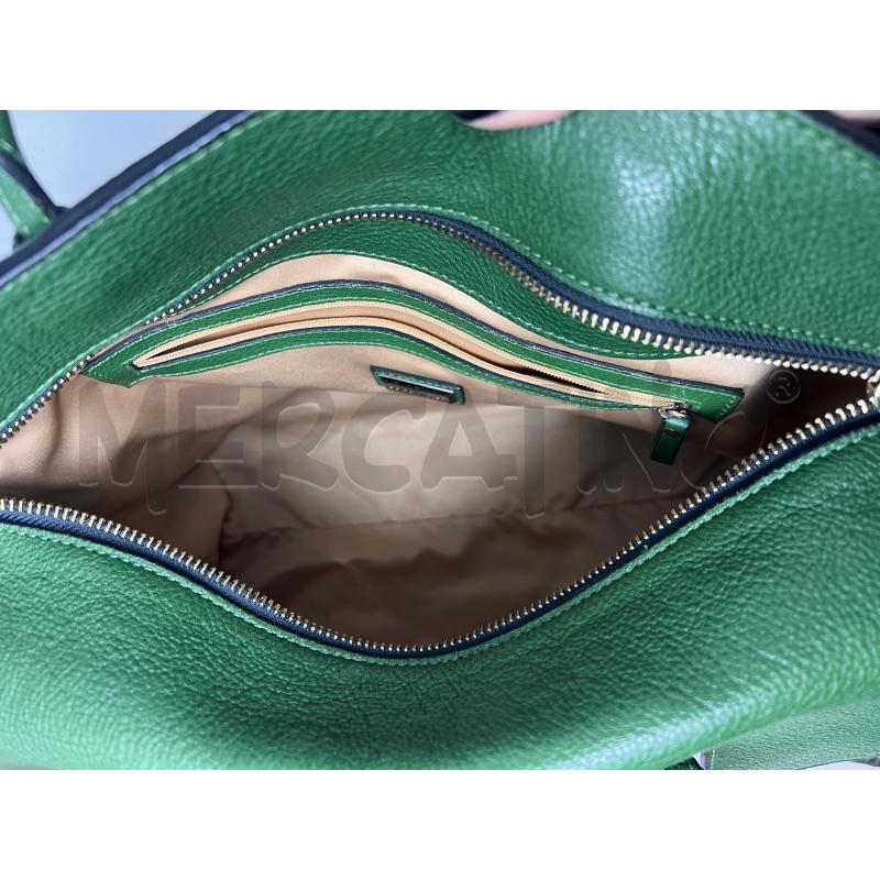 BORSA DONNA COCCINELLE VERDONE DETTAGLI SILVER | Mercatino dell'Usato Rivoli 4
