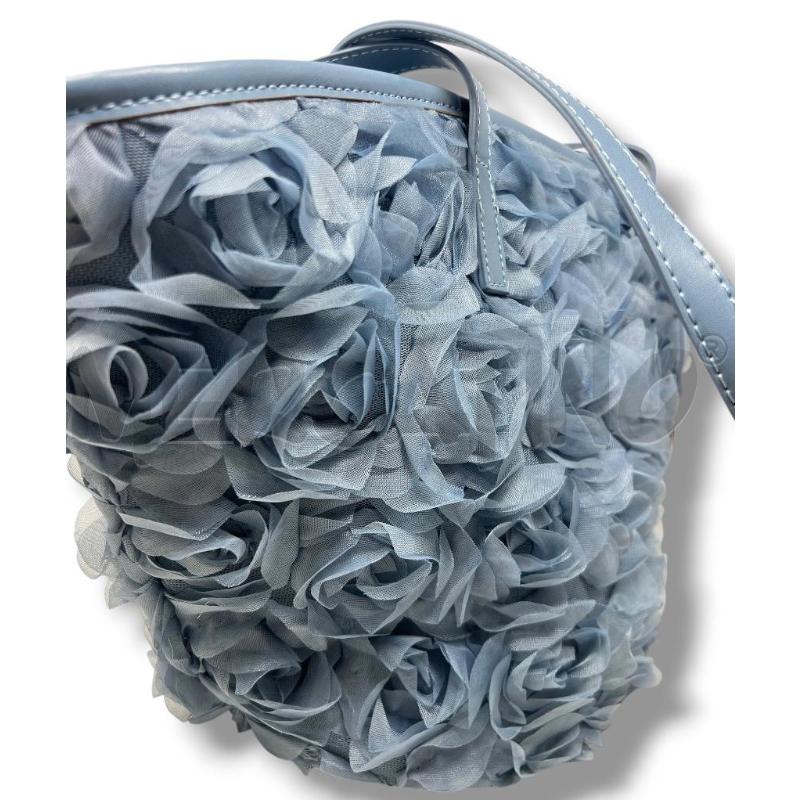 BORSA DONNA COVERI ACTIVE FIORI BLU | Mercatino dell'Usato Rivoli 3