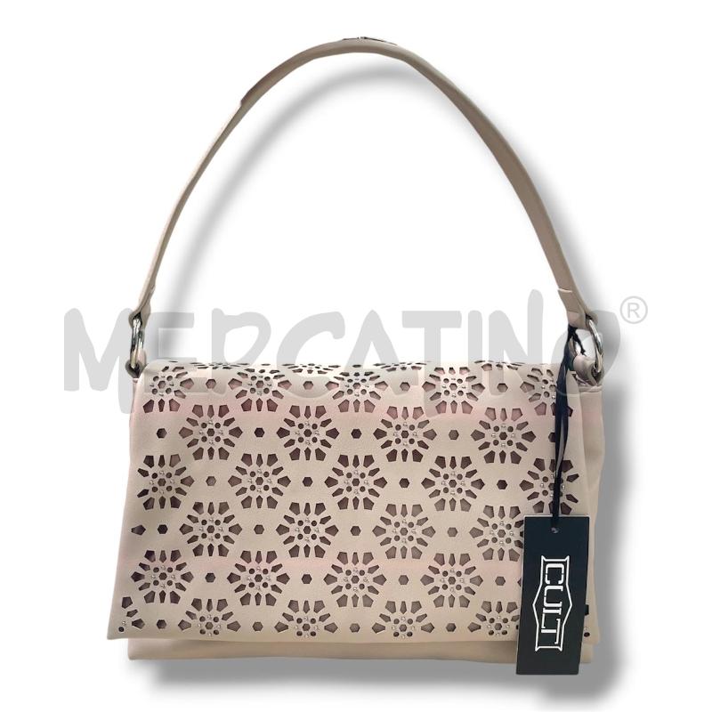 BORSA DONNA CULT BEIGE TRAFORATA  | Mercatino dell'Usato Rivoli 1