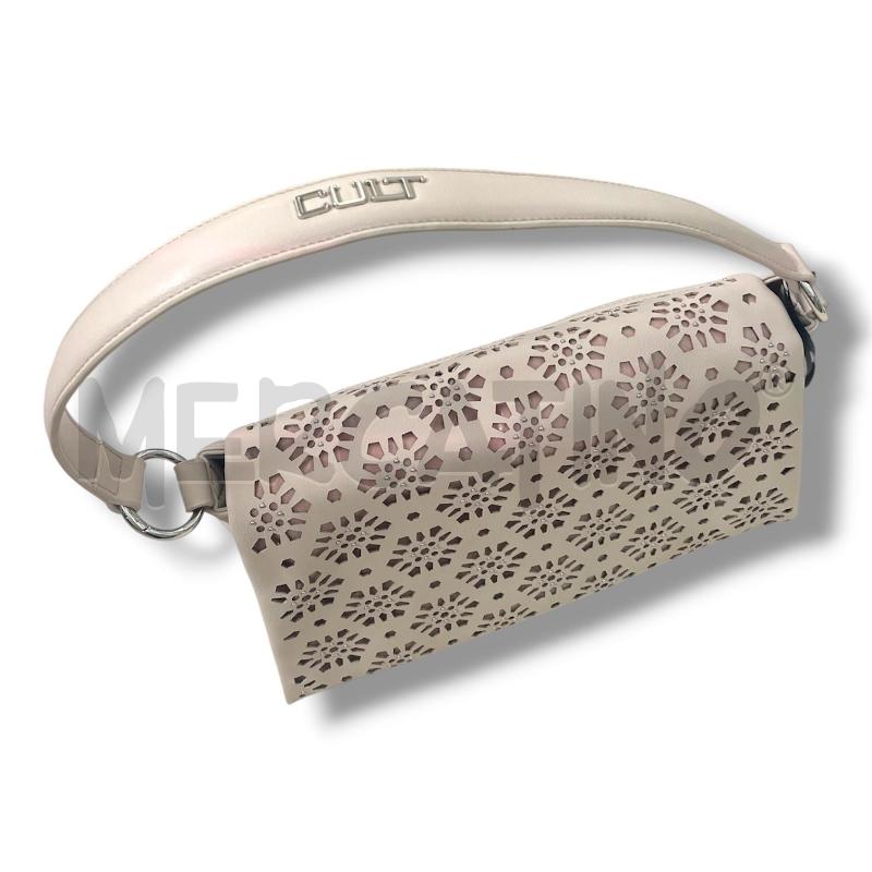 BORSA DONNA CULT BEIGE TRAFORATA  | Mercatino dell'Usato Rivoli 4