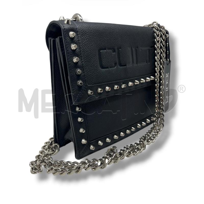 BORSA DONNA CULT MACY NERA FLAP BAG BORCHIE | Mercatino dell'Usato Rivoli 3