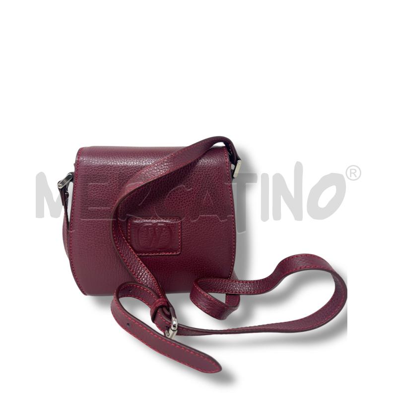 BORSA DONNA DE WAN BORDEAUX TRACOLLA | Mercatino dell'Usato Rivoli 1