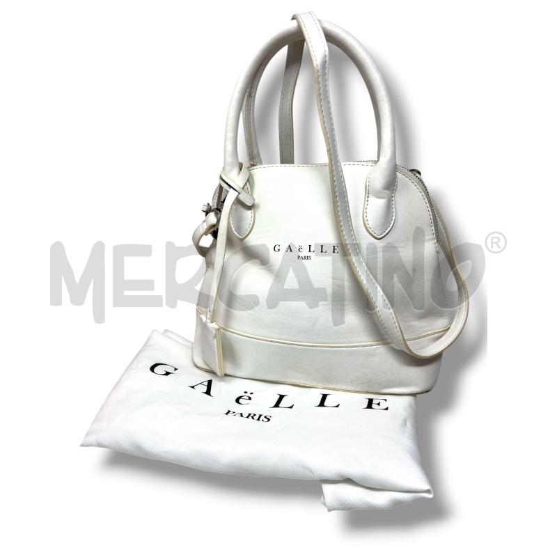 BORSA DONNA GAELLE A MANO BIANCA CON TRACOLLA | Mercatino dell'Usato Rivoli 1