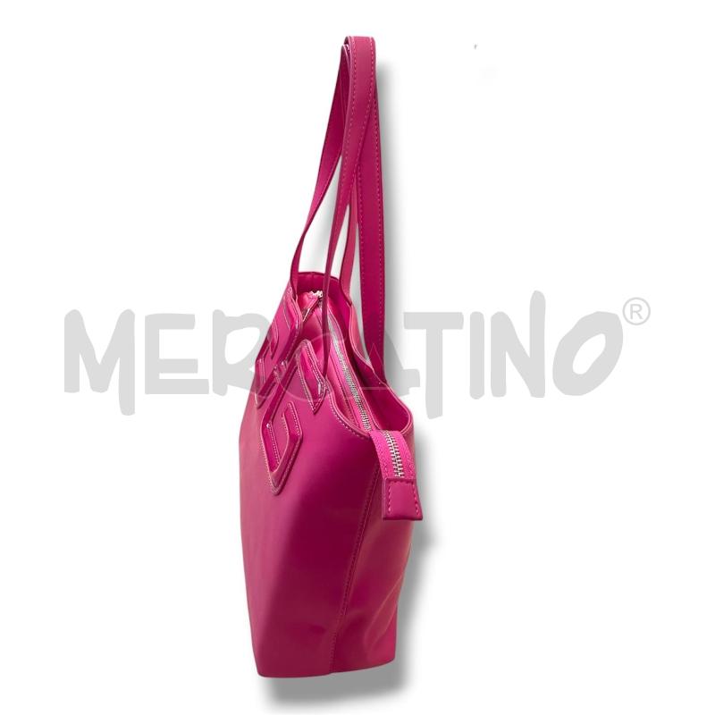 BORSA DONNA GAELLE FUCSIA LOGO LUCIDO  | Mercatino dell'Usato Rivoli 2