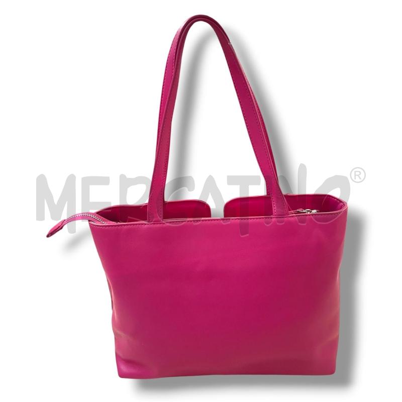 BORSA DONNA GAELLE FUCSIA LOGO LUCIDO  | Mercatino dell'Usato Rivoli 3