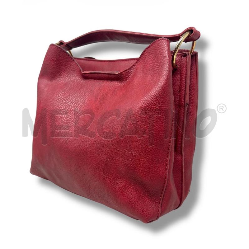 BORSA DONNA GALITZINE ROSSA PELLE FIORI | Mercatino dell'Usato Rivoli 2