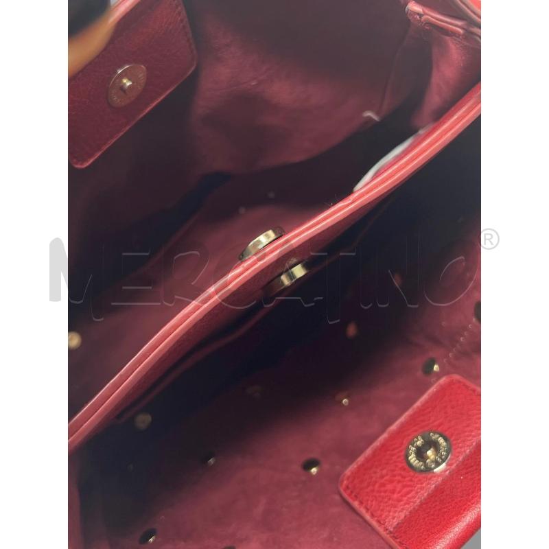 BORSA DONNA GALITZINE ROSSA PELLE FIORI | Mercatino dell'Usato Rivoli 5