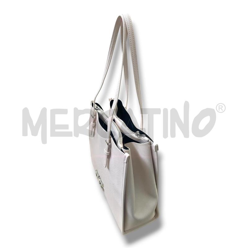 BORSA DONNA GIO CELLINI SHOPPER AVORIO | Mercatino dell'Usato Rivoli 2