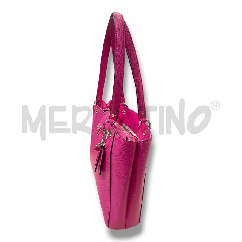 BORSA DONNA GUESS FUCSIA DUE CIONDOLI | Mercatino dell'Usato Rivoli 3
