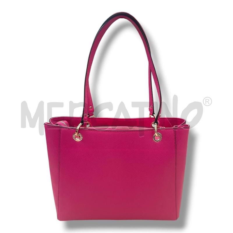 BORSA DONNA GUESS FUCSIA DUE CIONDOLI | Mercatino dell'Usato Rivoli 4